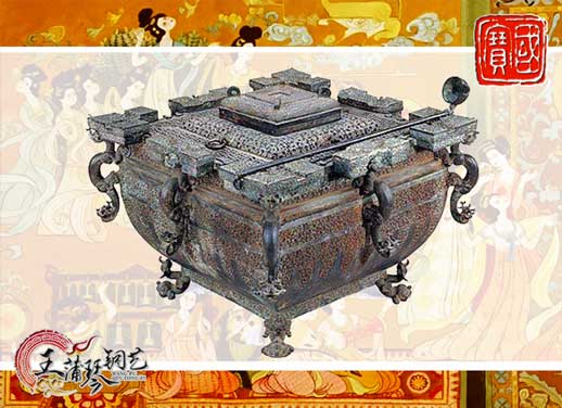 鑒缶，曾侯乙銅鑒缶，我國(guó)最早的“冰箱”